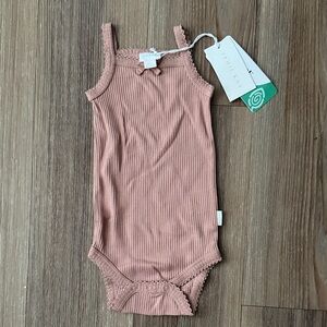 Jamie Kay Dusty Rose Ribbed Bodysuit